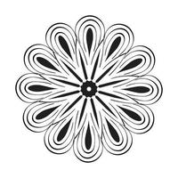 Mandala Art design in circle. vector