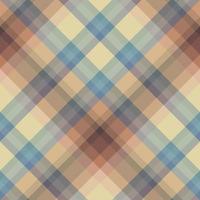 Seamless pattern in stylish light yellow, dark blue, beige and brown colors for plaid, fabric, textile, clothes, tablecloth and other things. Vector image. 2