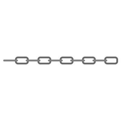 Chain fabric element vintage strap vector icon. Frame object shape stripe supply connection technology flat