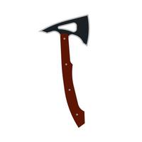 Indian tomahawk axe vector icon illustration. Native american tribal weapon. Vintage ethnic handle warrior blade
