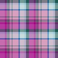 Seamless pattern in stylish light and bright pink, blue and green colors for plaid, fabric, textile, clothes, tablecloth and other things. Vector image.