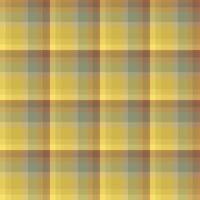 Seamless pattern in stylish discreet yellow, grey and orange colors for plaid, fabric, textile, clothes, tablecloth and other things. Vector image.