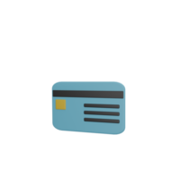 carta di credito 3D png