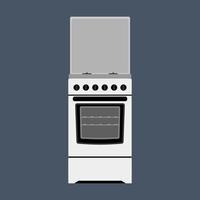 Oven vector illustration appliance cooking kitchen. Icon stove equipment domestic food. Kitchenware chef power machine