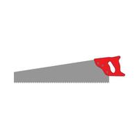 Hacksaw bow constructor tool vector equipment icon. Repair handle blade cut carpentry instrument. Manual craft side view