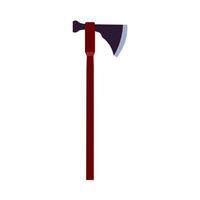 Battle axe vector icon weapon blade. Ancient viking fantasy equipment. Handle game barbarian flat art