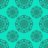 mandala transparente de vector con un patrón. fondo estampado con garabatos.elementos decorativos vintage. un fondo dibujado a mano. Islam, árabe, indio. Motivos otomanos. ideal para imprimir en tela o papel.