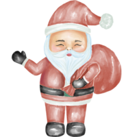 Natale elementi collezione illustrazione progettato con acquerello grafica tecniche Perfetto per decorazione Natale temi, carte, digitale stampe, sublimazione, arte per bambini, etichetta, e di più. png