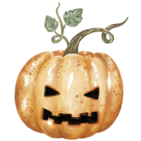 illustration de la collection d'éléments d'halloween conçue avec des techniques graphiques à l'aquarelle parfaites pour les décorations à thème d'halloween, l'impression numérique, la maternelle, les autocollants, les cartes, les cadeaux et plus encore. png