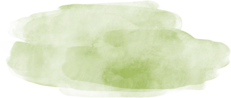 groene matcha aquarel splash en penseelstreek clipart collectie voor decoratie. png