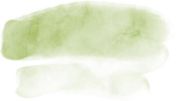 grüne Matcha-Aquarellspritzer und Pinselstrich-Clipart-Sammlung zur Dekoration. png