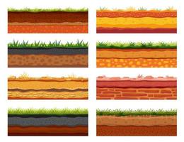 Soil ground layer, game surface backgrounds