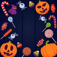 Halloween Trick or Treat Background vector