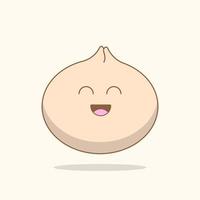 cute dimsum illustration vector