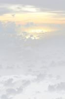 Cloud in sky atmosphere from airplane, out of windows is cloudscape cumulus heaven and sky under Sun. View from above cloud is beautiful with abstract background climate weather at high level png