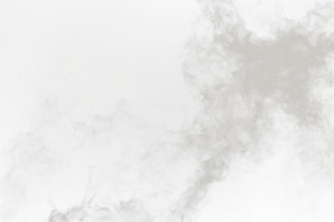 Dense Fluffy Puffs of White Smoke and Fog on transparent png Background, Abstract Smoke Clouds, Movement Blurred out of focus. Smoking blows from machine dry ice fly fluttering in Air, effect texture