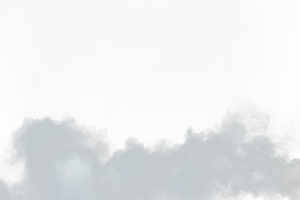 Dense Fluffy Puffs of White Smoke and Fog on transparent png Background, Abstract Smoke Clouds, Movement Blurred out of focus. Smoking blows from machine dry ice fly fluttering in Air, effect texture