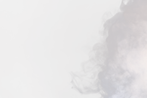 Dense Fluffy Puffs of White Smoke and Fog on transparent png Background, Abstract Smoke Clouds, Movement Blurred out of focus. Smoking blows from machine dry ice fly fluttering in Air, effect texture