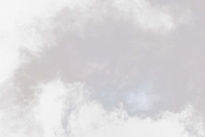 bocanadas densas y esponjosas de humo blanco y niebla sobre fondo png transparente, nubes de humo abstractas, movimiento borroso fuera de foco. golpes de humo de la máquina mosca de hielo seco revoloteando en el aire, textura de efecto