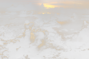 Wolke in der Himmelsatmosphäre aus dem Flugzeug, aus den Fenstern ist Wolkengebilde Kumulus Himmel und Himmel unter Sonne. Blick von oben Wolke ist schön mit abstraktem Hintergrund Klima Wetter auf hohem Niveau png