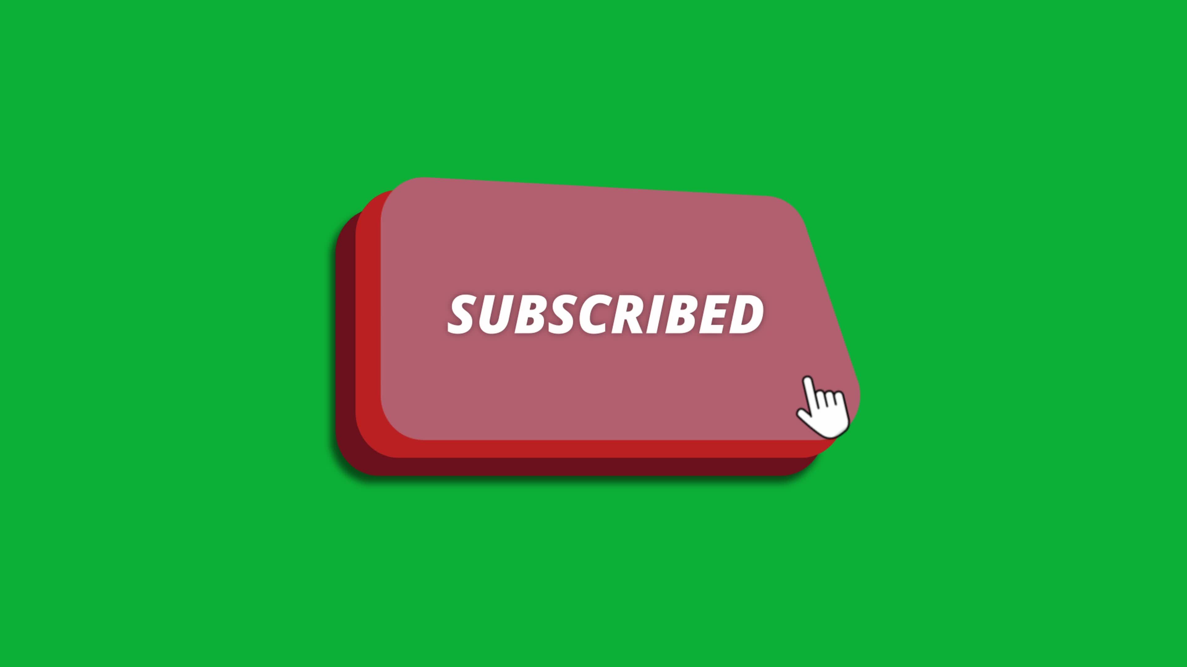 Hand Cursor Click Subscribe Button Green Screen Video Free Download Hand Cursor Click Subscribe Button Green Screen Video Free Download