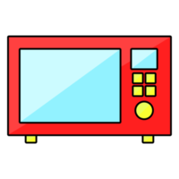 Microwave Icon Flat Design png