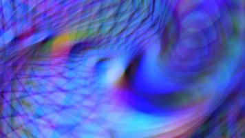 Abstract glowing iridescent background of neon lines video