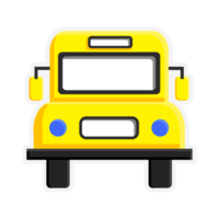 autobús escolar, material escolar png