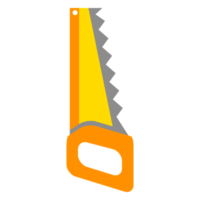 Carpentry Saw icon flat design png