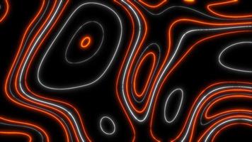 Concept T3 Abstract Liquid Lines Lush Lava Animation Background with Topographic and Neon Effects video