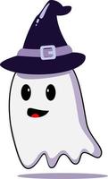 cute ghost vector design illustration.