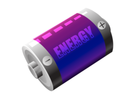 ilustração de bateria.é para o conceito de energia png