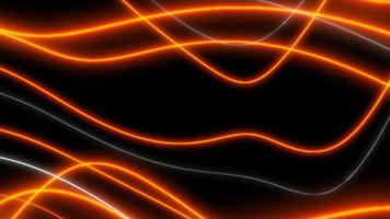 concepto t2 líneas líquidas abstractas fondo de animación de lava exuberante con efectos de neón video