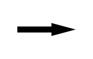Arrow Icon in trendy flat style isolated on white background. Arrow symbol for your web site design, logo, app, UI. Vector illustration