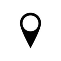 Vector location icon. Modern map pin place marker. Navigation map, gps, direction, place, compass, contact, search concept. Design for logo, Web, UI, mobile app