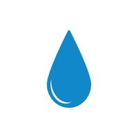 Water drop icon vector illustration isolated on white background. Blue drop icon. Water drop icon.