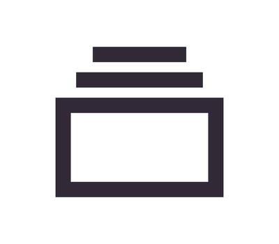 Mobile user interface navigation symbol and app icon simple outline linear vector. vector