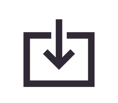 Mobile user interface navigation symbol and app icon simple outline linear vector. vector