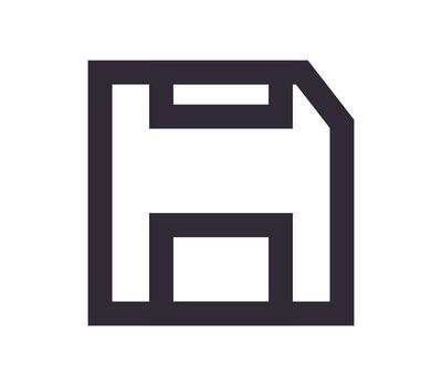 Mobile user interface navigation symbol and app icon simple outline linear vector. vector