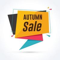 Autumn Sale Banner vector