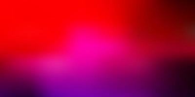 Dark blue, red vector gradient blur template.