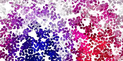 Light purple, pink vector template with abstract forms.