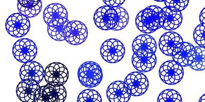 Light Purple vector template with circles.