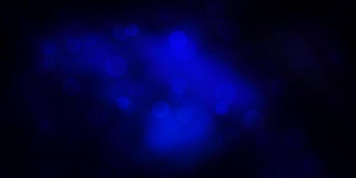 Dark Gray vector background with bubbles.