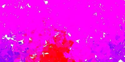 patrón poligonal de vector púrpura claro, rosa.
