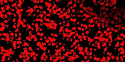 Dark red vector backdrop with chaotic shapes.