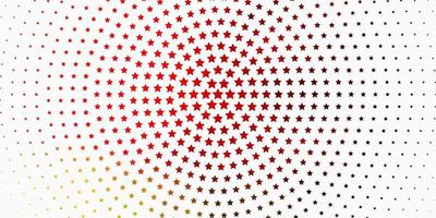 Light Green, Red vector pattern with abstract stars.