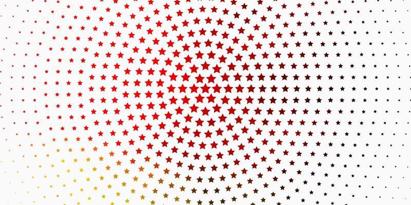 Light Green, Red vector pattern with abstract stars.