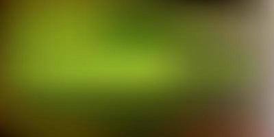 Dark green, yellow vector gradient blur backdrop.