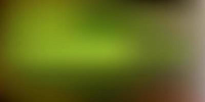 Dark green, yellow vector gradient blur backdrop.